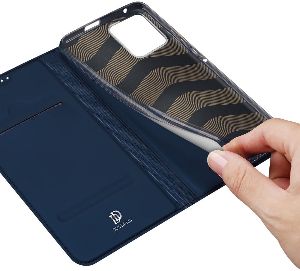 Dux Ducis Skin Pro Motorola Edge 40 Pro Hoesje Portemonnee Blauw afbeelding 7
