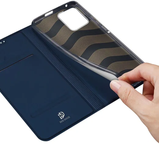 Dux Ducis Skin Pro Motorola Edge 40 Pro Hoesje Portemonnee Blauw afbeelding 7