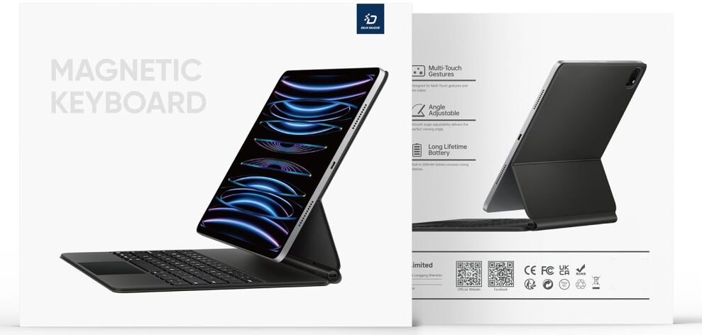 Dux Ducis iPad Pro 11/iPad Air (2022/2020) Toetsenbord Hoes Magnetisch afbeelding 13