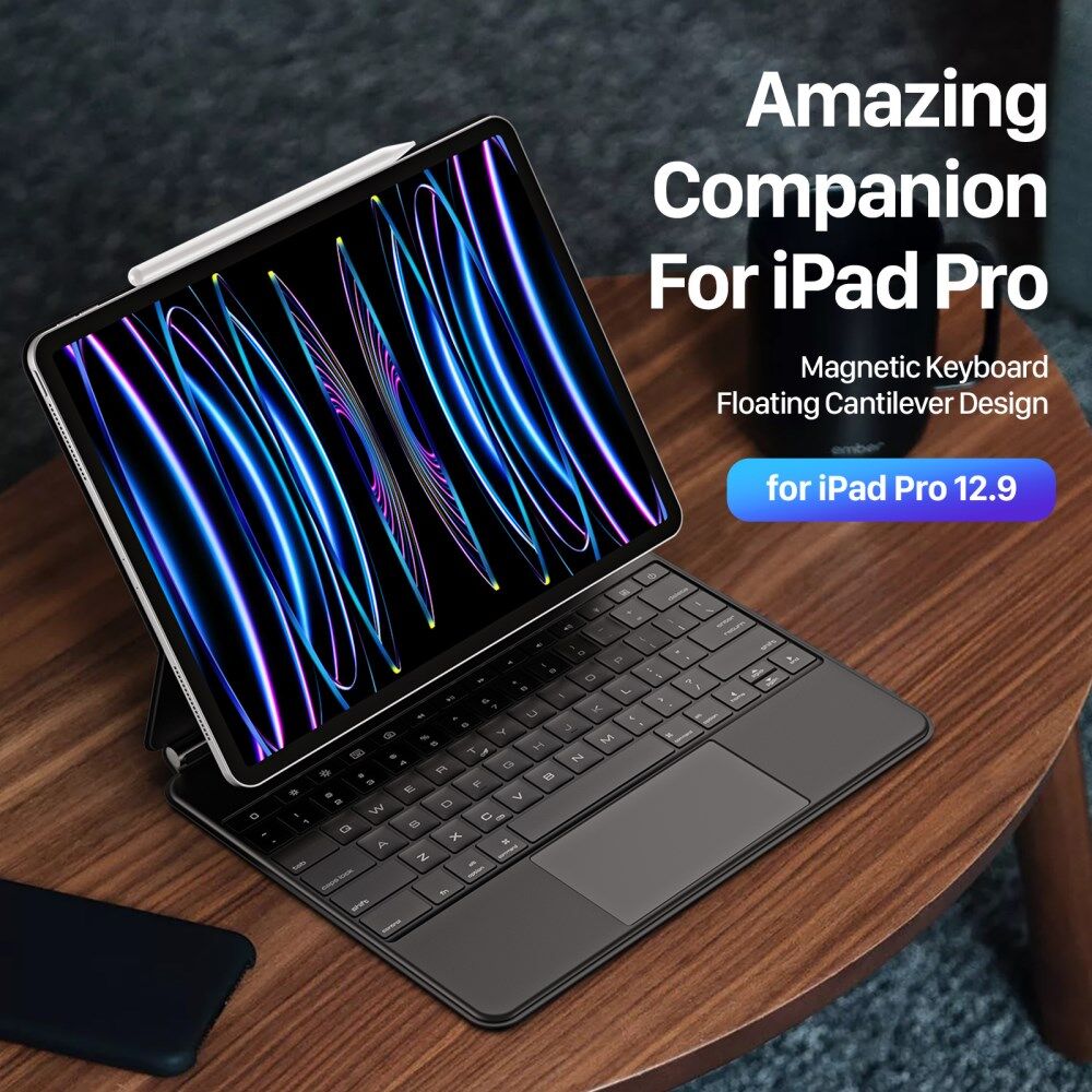 Dux Ducis iPad Pro 12.9 (2022/2021/2020) Magnetische Toetsenbord Hoes afbeelding 9