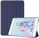 Apple iPad Mini 4 / Mini 5 Hoes Tri-Fold Book Case met Standaard Blauw
