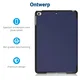 Apple iPad Mini 4 / Mini 5 Hoes Tri-Fold Book Case met Standaard Blauw afbeelding 3
