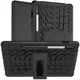 Samsung Galaxy Tab S7/Tab S8 Hoes Robuust Hybride Back Cover Zwart afbeelding 1