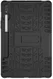 Samsung Galaxy Tab S7/Tab S8 Hoes Robuust Hybride Back Cover Zwart afbeelding 2