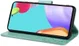 Samsung Galaxy A53 Hoesje Vlinder Bloem Book Case Pasjeshouder Groen afbeelding 3