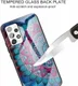 Samsung Galaxy A53 Hoesje Tempered Glass Back Cover Mandala Print afbeelding 3