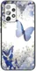 Samsung Galaxy A53 Hoesje Tempered Glass Back Cover Vlinder Print afbeelding 1