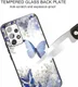 Samsung Galaxy A53 Hoesje Tempered Glass Back Cover Vlinder Print afbeelding 3