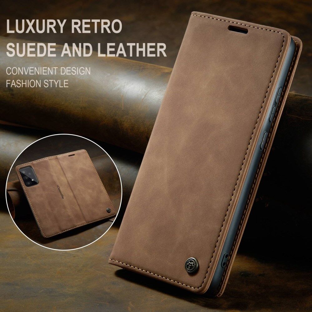 CaseMe 013 Samsung Galaxy A53 Hoesje Book Case met Pasjeshouder Bruin afbeelding 5