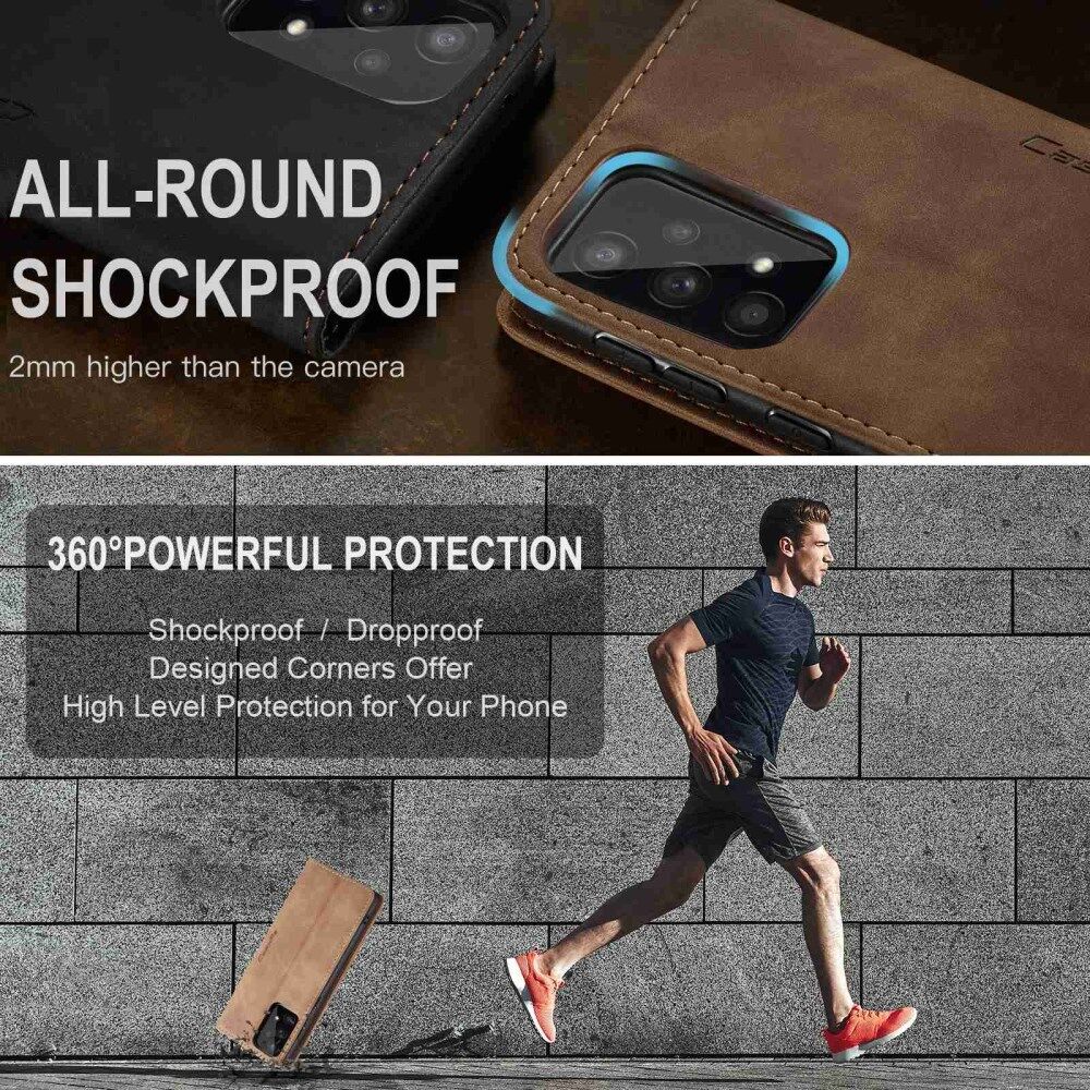 CaseMe 013 Samsung Galaxy A53 Hoesje Book Case met Pasjeshouder Bruin afbeelding 3