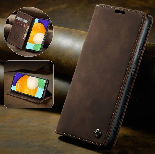CaseMe 013 Samsung Galaxy A53 Hoesje Book Case met Pasjeshouder Coffee afbeelding 10