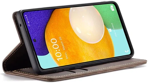CaseMe 013 Samsung Galaxy A53 Hoesje Book Case met Pasjeshouder Coffee afbeelding 12