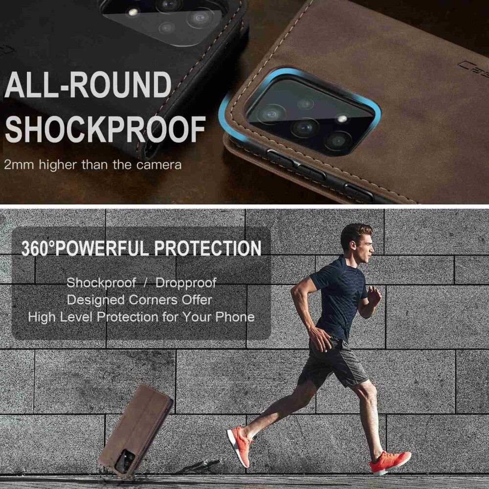 CaseMe 013 Samsung Galaxy A53 Hoesje Book Case met Pasjeshouder Coffee afbeelding 3