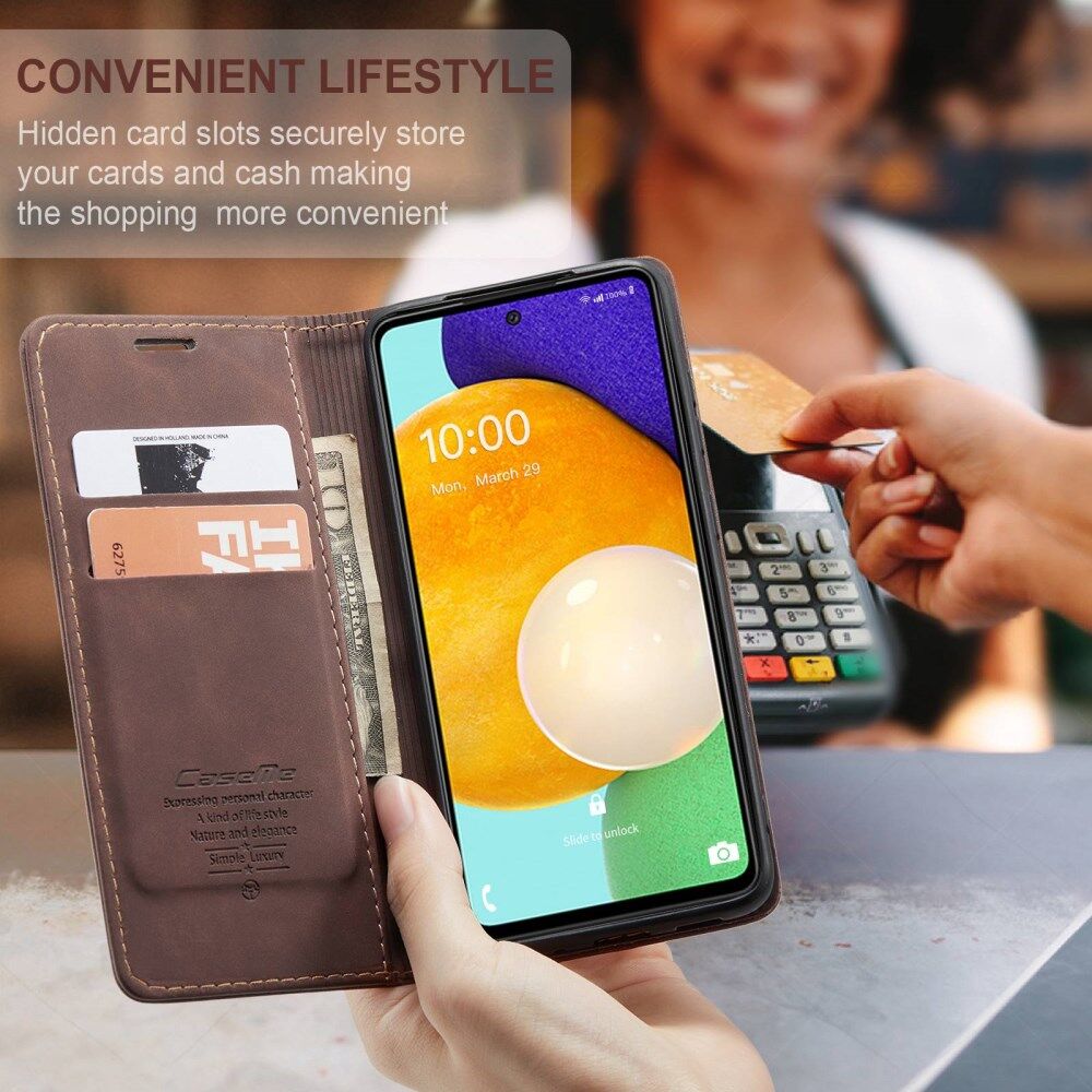 CaseMe 013 Samsung Galaxy A53 Hoesje Book Case met Pasjeshouder Coffee afbeelding 7