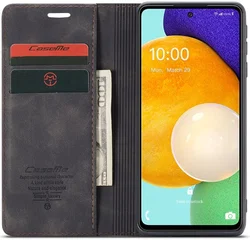 CaseMe 013 Samsung Galaxy A53 Hoesje Book Case met Pasjeshouder Zwart afbeelding
