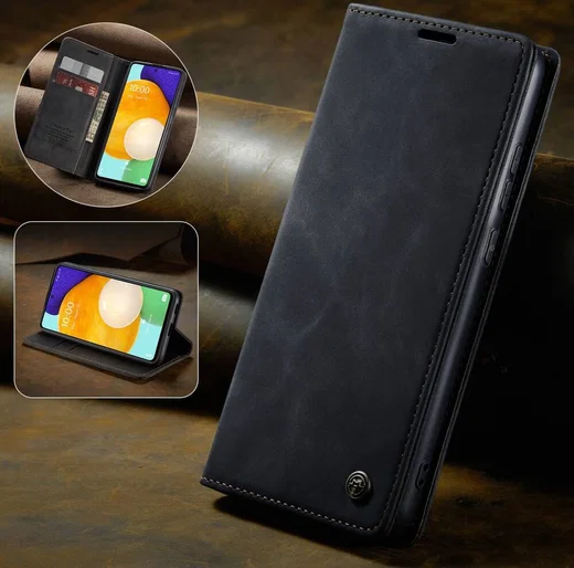 CaseMe 013 Samsung Galaxy A53 Hoesje Book Case met Pasjeshouder Zwart afbeelding 10