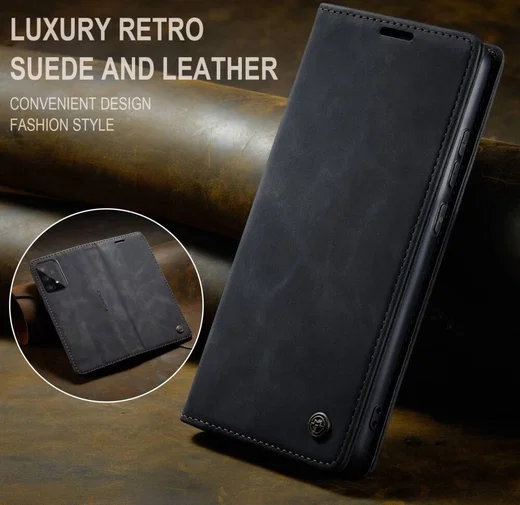 CaseMe 013 Samsung Galaxy A53 Hoesje Book Case met Pasjeshouder Zwart afbeelding 5