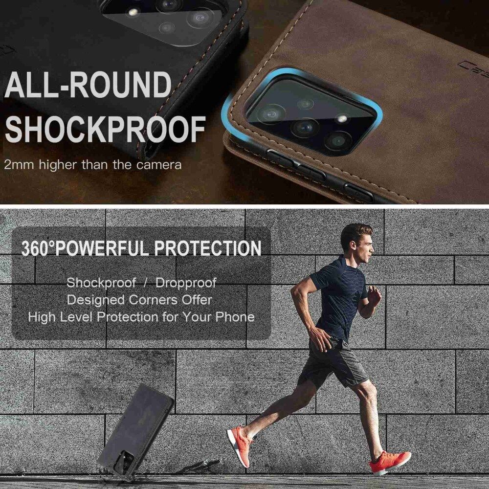 CaseMe 013 Samsung Galaxy A53 Hoesje Book Case met Pasjeshouder Zwart afbeelding 3