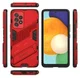 Samsung Galaxy A53 Hoesje Shockproof Kickstand Back Cover Rood afbeelding 7