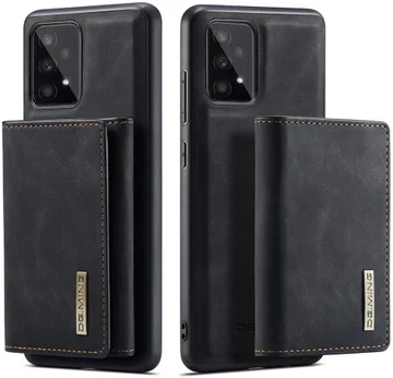 DG Ming Samsung Galaxy A53 Hoesje met Magnetische Kaarthouder Zwart