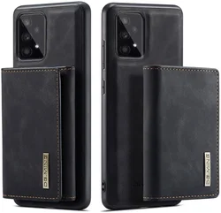DG Ming Samsung Galaxy A53 Hoesje met Magnetische Kaarthouder Zwart afbeelding