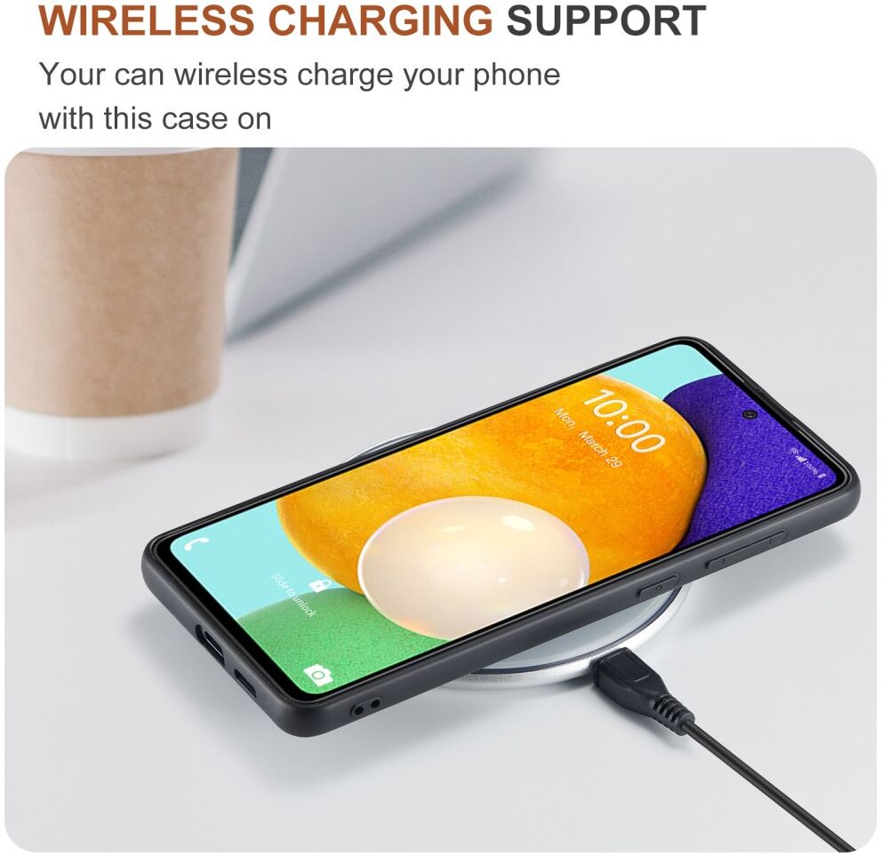 DG Ming Samsung Galaxy A53 Hoesje met Magnetische Kaarthouder Zwart afbeelding 7