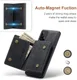 DG Ming Samsung Galaxy A53 Hoesje met Magnetische Kaarthouder Zwart afbeelding 3