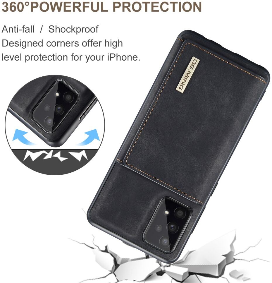 DG Ming Samsung Galaxy A53 Hoesje met Magnetische Kaarthouder Zwart afbeelding 5