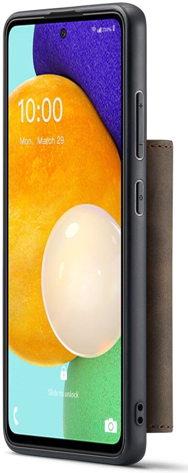 DG Ming Samsung Galaxy A53 Hoesje met Magnetische Kaarthouder Coffee afbeelding 8