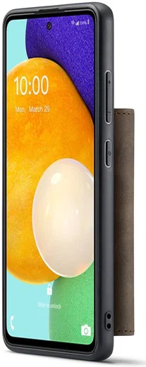 DG Ming Samsung Galaxy A53 Hoesje met Magnetische Kaarthouder Coffee afbeelding 8