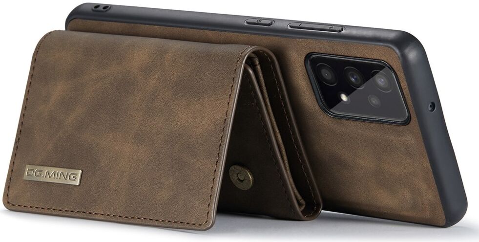 DG Ming Samsung Galaxy A53 Hoesje met Magnetische Kaarthouder Coffee afbeelding 9