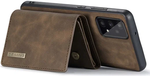 DG Ming Samsung Galaxy A53 Hoesje met Magnetische Kaarthouder Coffee afbeelding 9