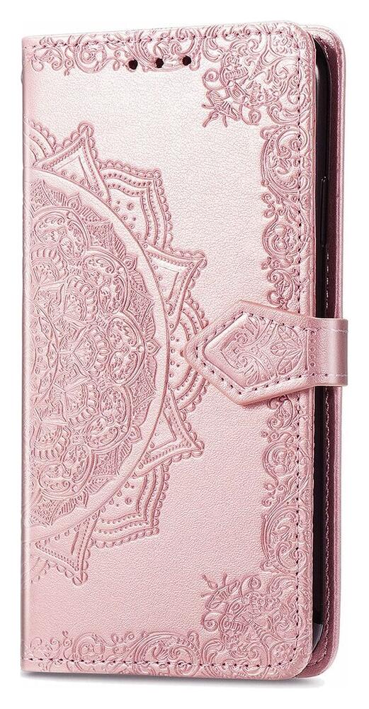Samsung Galaxy A53 Hoesje Mandala Book Case met Pasjeshouder Roze afbeelding 10