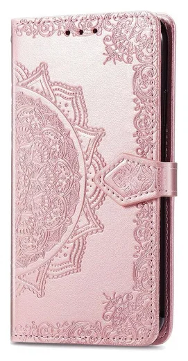 Samsung Galaxy A53 Hoesje Mandala Book Case met Pasjeshouder Roze afbeelding 10