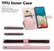 Samsung Galaxy A53 Hoesje Mandala Book Case met Pasjeshouder Roze afbeelding 4