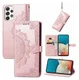 Samsung Galaxy A53 Hoesje Mandala Book Case met Pasjeshouder Roze afbeelding 7