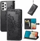 Samsung Galaxy A53 Hoesje Mandala Book Case met Pasjeshouder Zwart afbeelding 7