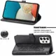 Samsung Galaxy A53 Hoesje Mandala Book Case met Pasjeshouder Zwart afbeelding 8
