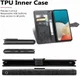 Samsung Galaxy A53 Hoesje Mandala Book Case met Pasjeshouder Zwart afbeelding 4