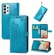 Samsung Galaxy A53 Hoesje Mandala Book Case met Pasjeshouder Blauw afbeelding 6