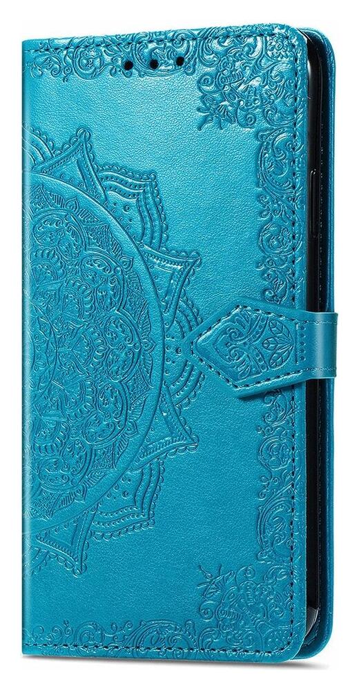 Samsung Galaxy A53 Hoesje Mandala Book Case met Pasjeshouder Blauw afbeelding 7