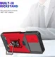 Samsung Galaxy A23 Hoesje met Camera Slider en Kickstand Ring Zwart afbeelding 3