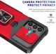 Samsung Galaxy A23 Hoesje met Camera Slider en Kickstand Ring Zwart afbeelding 5