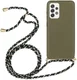 Samsung Galaxy A53 Hoesje Flexibel TPU met Koord Back Cover Groen afbeelding 1