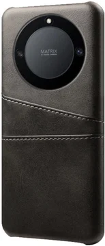 Honor Magic5 Lite Hoesje met Kaarthouder Back Cover Zwart