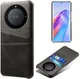 Honor Magic5 Lite Hoesje met Kaarthouder Back Cover Zwart afbeelding 3
