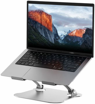 R-JUST Opvouwbare Standaard voor Laptop/MacBook 10 tot 17.3 Inch Grijs