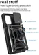 Realme 9i/Oppo A76/A96 Hoesje Camera Slider en Kickstand Ring Zwart afbeelding 7