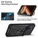 Realme 9i/Oppo A76/A96 Hoesje Camera Slider en Kickstand Ring Blauw afbeelding 5
