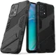 OnePlus Nord CE 2 Lite Hoesje Shockproof Kickstand Back Cover Zwart afbeelding 2